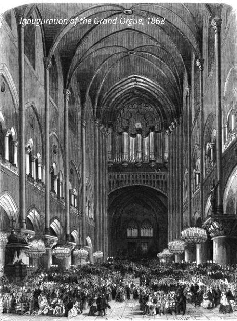 Inauguration of the Grand Orgue, 1868